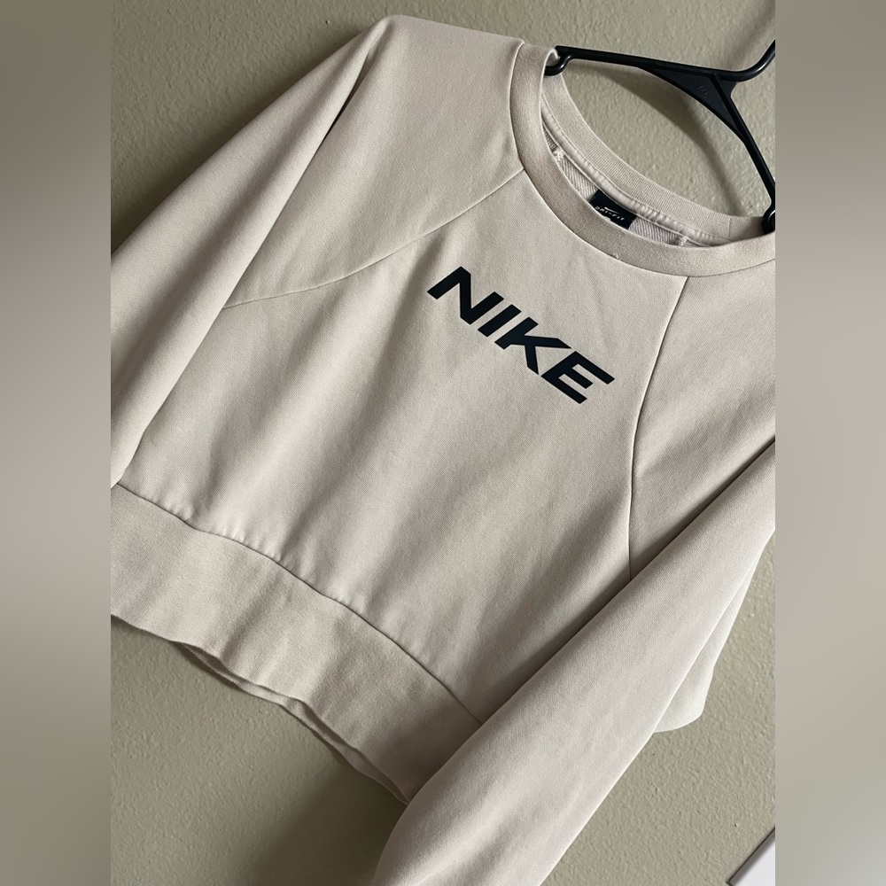Nike Cream Long Sleeve Top